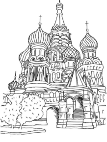 Disegno di monumento famoso da stampare e colorare 19 Disegno di monumento famoso da stampare e colorare 19