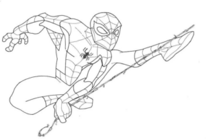 Disegno di Spiderman da stampare e colorare 29