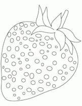 Disegni di Fragole da colorare