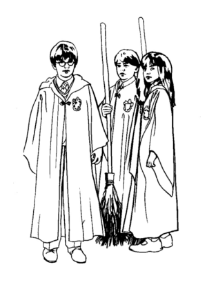 Disegno di Harry Potter da stampare e colorare 75