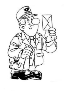 Disegno di postino da stampare e colorare 4