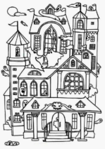 Disegni di Edifici da colorare