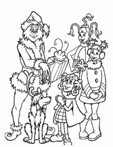 Disegno di Il Grinch da stampare e colorare 2