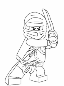 Disegno di Ninja Go da stampare e colorare 60
