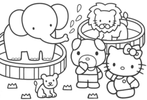 Disegno di Hello Kitty da stampare e colorare 44