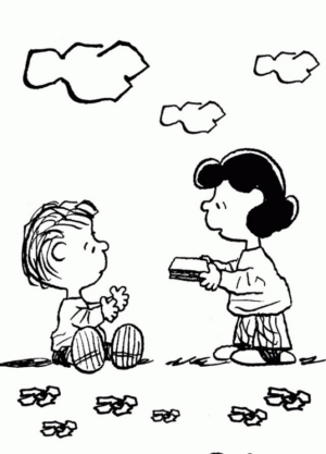 Disegno di Snoopy da stampare e colorare 4