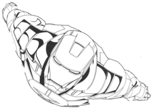 Disegno di Iron Man da stampare e colorare 16