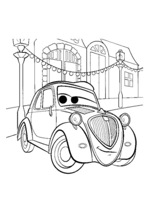 Disegno di Cars da stampare e colorare 153