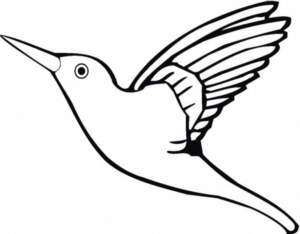 Disegno di uccello da stampare e colorare 87