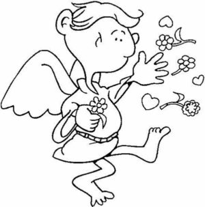 Disegno di San Valentino da stampare e colorare 117 Disegno di San Valentino da stampare e colorare 117