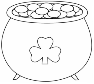 Disegno di trifoglio e quadrifoglio da stampare e colorare 65