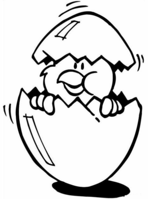 Disegno di uovo di Pasqua da stampare e colorare 251