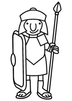 Disegno di Impero Romano da stampare e colorare 7