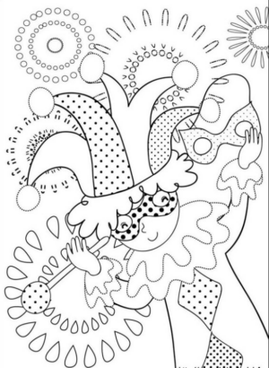 Disegno di maschera da stampare e colorare 22