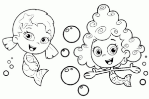 Disegno di pesce da stampare e colorare 2