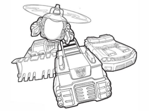 Disegno di Transformers da stampare e colorare 73