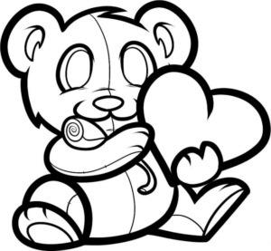 Disegno di San Valentino da stampare e colorare 34 Disegno di San Valentino da stampare e colorare 34