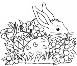 Disegno di uovo di Pasqua da stampare e colorare 38