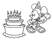 Disegni di Topolino da colorare
