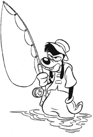 Disegno di Pippo da stampare e colorare 42