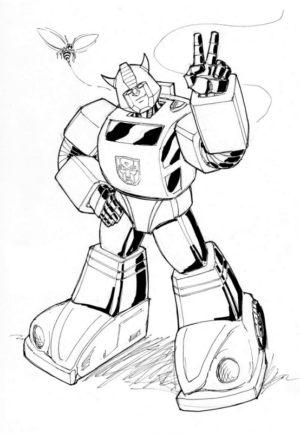Disegno di Transformers da stampare e colorare 28