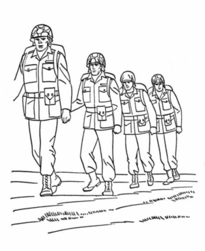 Disegno di soldato da stampare e colorare 42