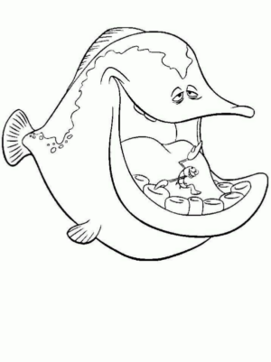 Disegno di squalo da stampare e colorare 78