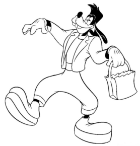 Disegno di Pippo da stampare e colorare 70