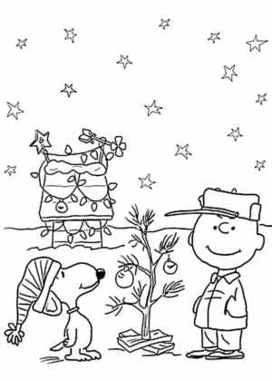 Disegno di Snoopy da stampare e colorare 60