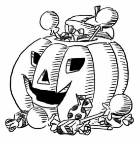 Disegno di zucca di Halloween da stampare e colorare 210 Disegno di zucca di Halloween da stampare e colorare 210