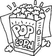 Disegni di Pop Corn da colorare