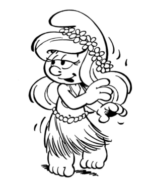 Disegno di Puffi da stampare e colorare 124