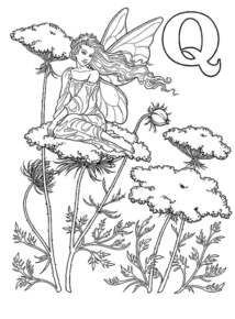 Disegno di fata da stampare e colorare 29