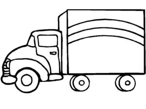 Disegno di mezzo da lavoro da stampare e colorare 73