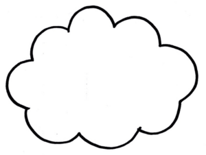 Disegno di nuvola da stampare e colorare 15
