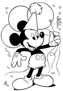 Disegno di Topolino da stampare e colorare 124