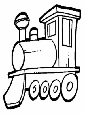 Disegno di treno da stampare e colorare 38