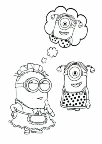 Disegno di Cattivissimo me – Minions da stampare e colorare 60 Disegno di Cattivissimo me – Minions da stampare e colorare 60