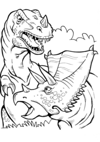 Disegno di Triceratopo da stampare e colorare 51