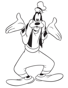 Disegno di Pippo da stampare e colorare 6