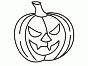 Disegno di zucca di Halloween da stampare e colorare 23 Disegno di zucca di Halloween da stampare e colorare 23