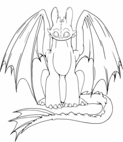 Disegno di Dragon Trainer da stampare e colorare 14