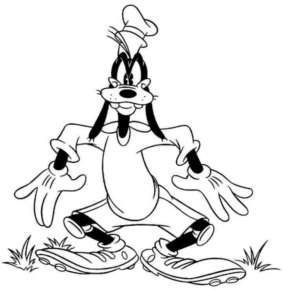Disegno di Pippo da stampare e colorare 24