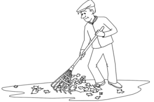 Disegno di giardiniere da stampare e colorare 23