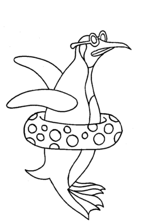 Disegno di pinguino da stampare e colorare 17