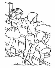 Disegno di bambino da stampare e colorare 107