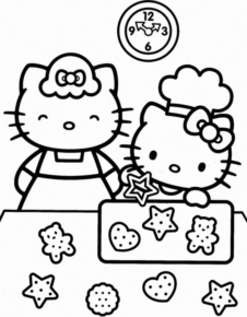 Disegno di Hello Kitty da stampare e colorare 90