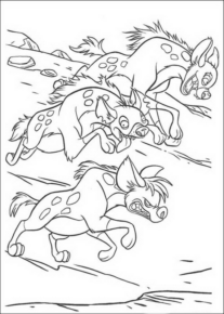 Disegno di Re Leone da stampare e colorare 132