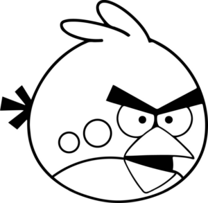Disegno di Angry birds da stampare e colorare 124