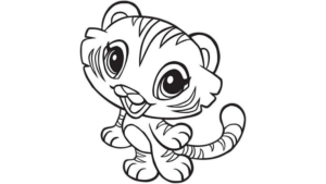 Disegno di gatto da stampare e colorare 142